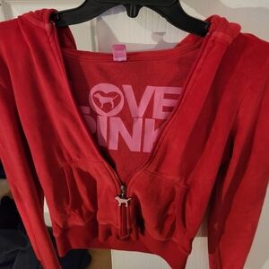 Red pink jacket